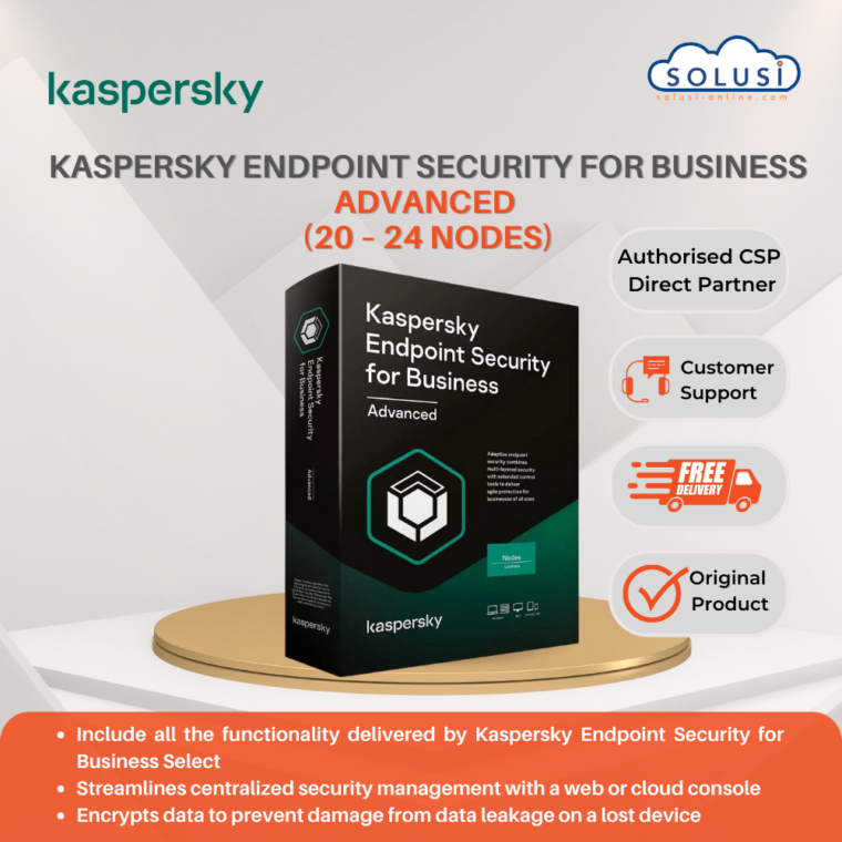 Kaspersky Endpoint Security for Business Advanced 20 - 24 nodes