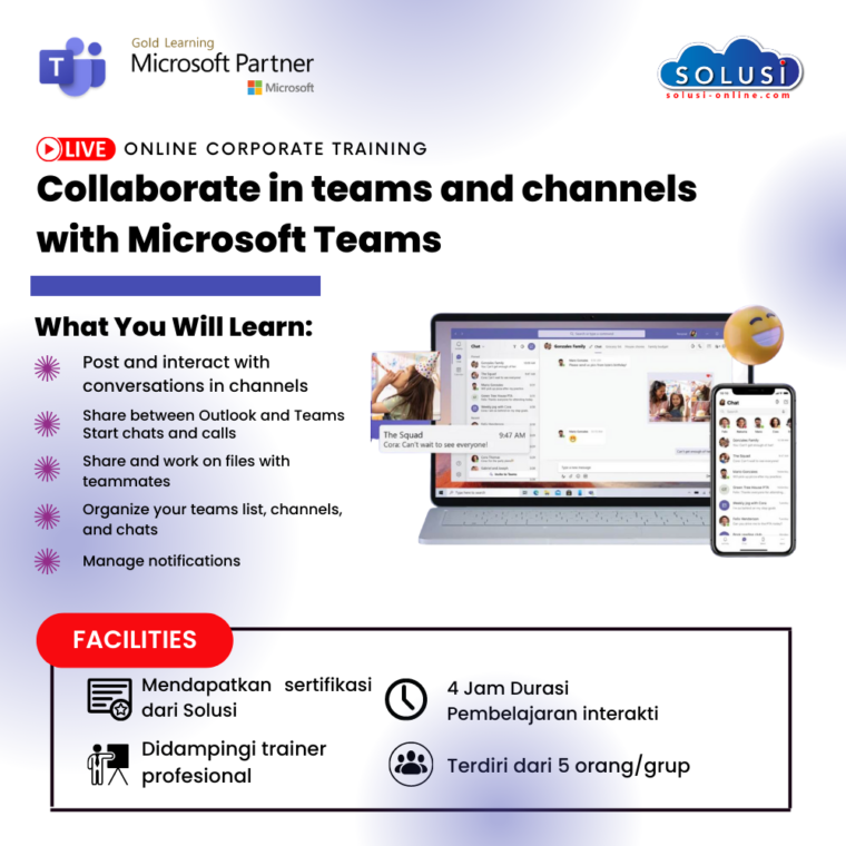 Corporate Training - Collaborate in teams and channels with Microsoft Teams