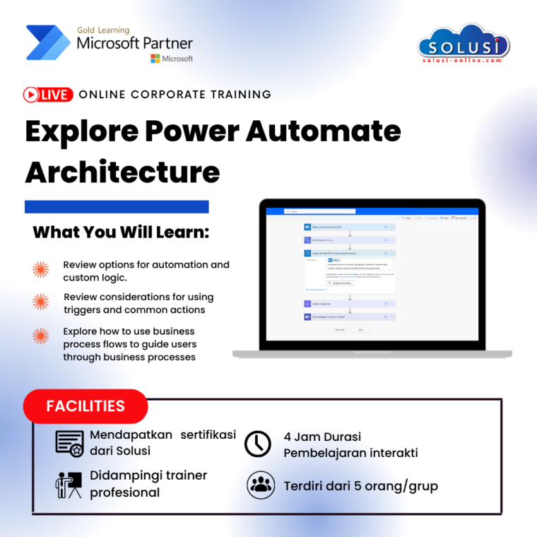 Corporate Training - Explore Power Automate architecture
