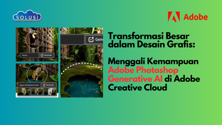 Transformasi Besar dalam Desain Grafis: Menggali Kemampuan Adobe Photoshop Generative AI di Adobe Creative Cloud